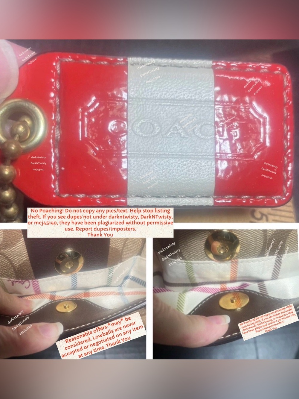 Coach Signature Heritage Stage Coach Carriage Tote FABULOUS - Picture 7 of 16
